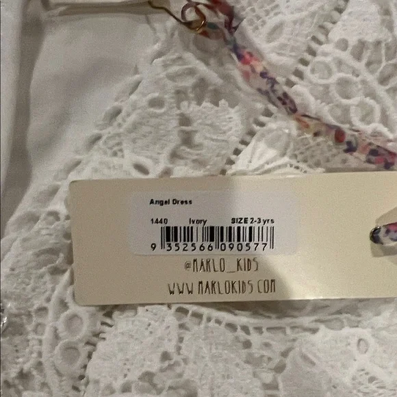 NWT Marlow White Lace Formal Kids Dress size 2/3 years - Picture 3 of 12